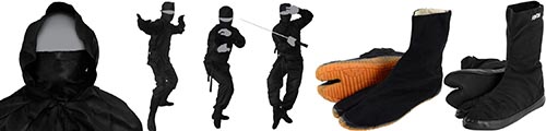 Trajes Ninjutsu, Ninja