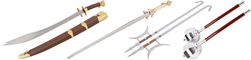 Kungfu double weapons