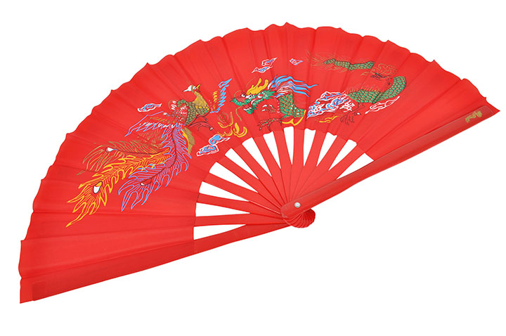 Tai Chi Fan (Tai Ji Shan) Dragon & Phoenix
