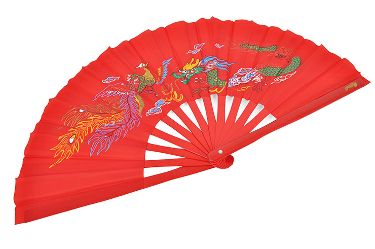 Tai Chi Fan (Tai Ji Shan) Dragon & Phoenix