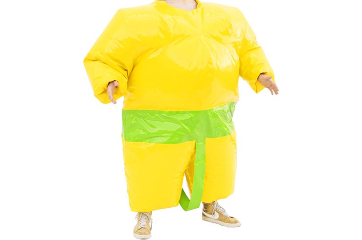 Inflatable Adult Sumo Costume Set, Premium