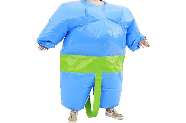 Inflatable Adult Sumo Costume Set, Premium
