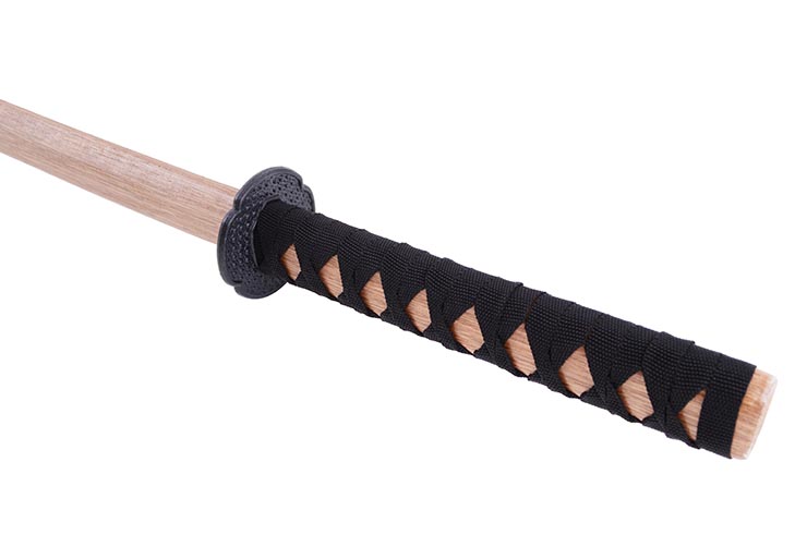 Bokken con Mango trenzado, Katana de Madera - Modelo ligero (380 gr)