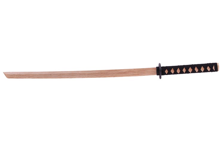 Bokken with Braided Handle, Wooden Katana - Light model (380 gr)