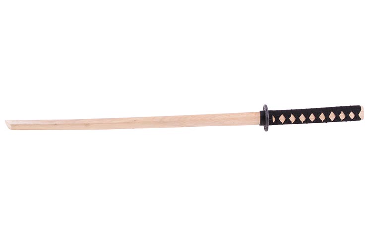 Bokken con Mango trenzado, Katana de Madera - Modelo ligero (380 gr)