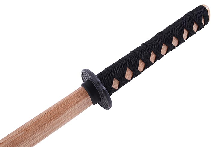 Bokken con Mango trenzado, Katana de Madera - Modelo ligero (380 gr)