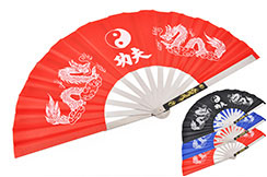 Leque de Tai Chi Wushu - Metal, ShenLong