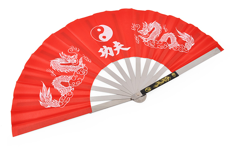 Tai Chi Wushu Fan - Metallic, Shenlong