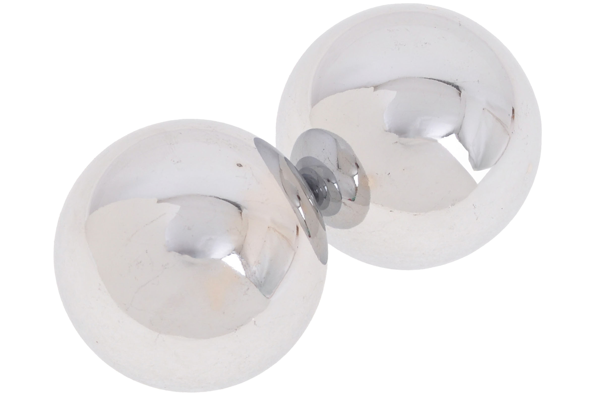 Pair of Qi Gong balls - Stainless steel