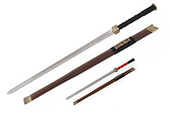 Épée Han, Fourreau en bois - Rigide