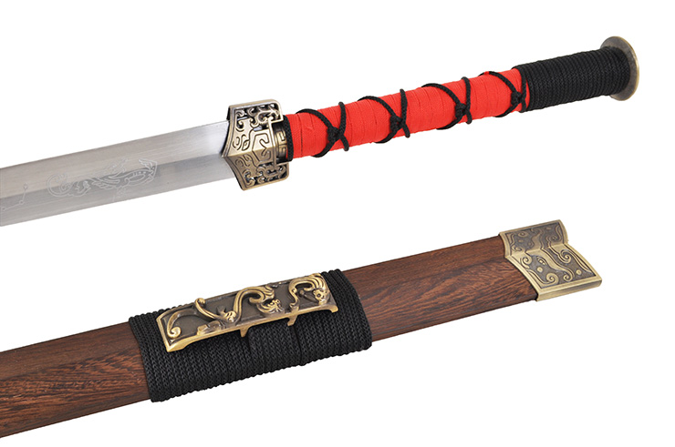 Épée Han, Fourreau en bois - Rigide