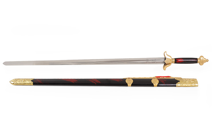 Modern Straightsword «Guiding», Competition, Lacquered Wooden Handle