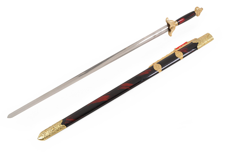 Modern Straightsword «Guiding», Competition, Lacquered Wooden Handle