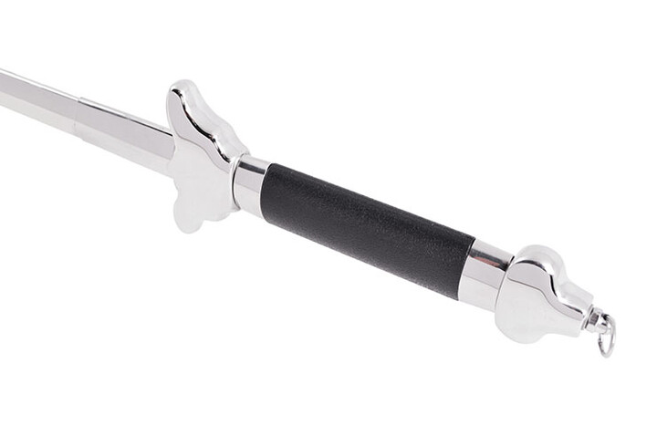 Espada Tai Ji Retrátil, Aço Inoxidável Polido