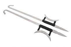 Twin Hook Swords «Shuang Gou» Modern Hook Play - Stainless Steel