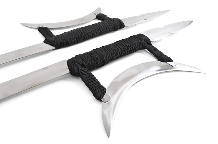 Twin Hook Swords «Shuang Gou» Modern Hook Play - Stainless Steel