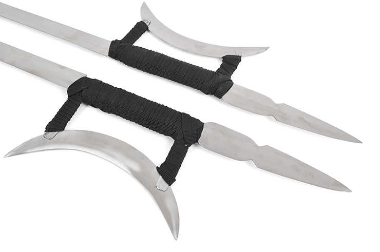 Twin Hook Swords «Shuang Gou» Modern Hook Play - Stainless Steel