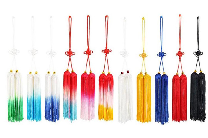 Pompom de espada (curto, unido e multi-colorido) - Cor - Noir