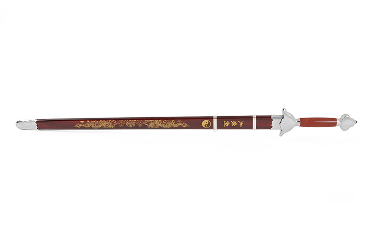 Épée Avec Fourreau Rouge/Argent - Semi-Flexible