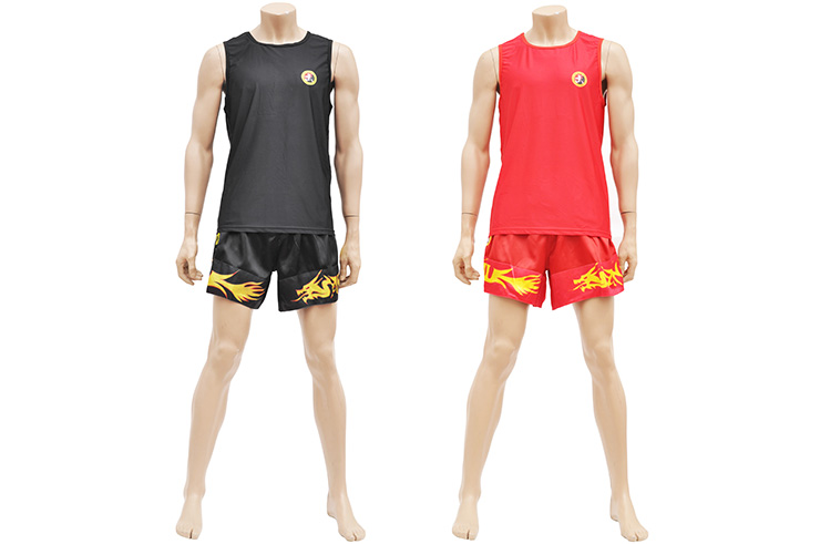 Tenue Sanda Boxe Chinoise Homme - Dragon, Wesing