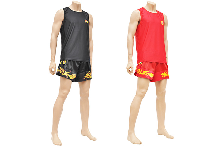 Tenue Sanda Boxe Chinoise Homme - Dragon, Wesing