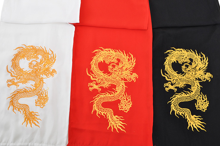 Kung-fu Wushu Belt, Classical - Embroidered Dragon | ShenLong®