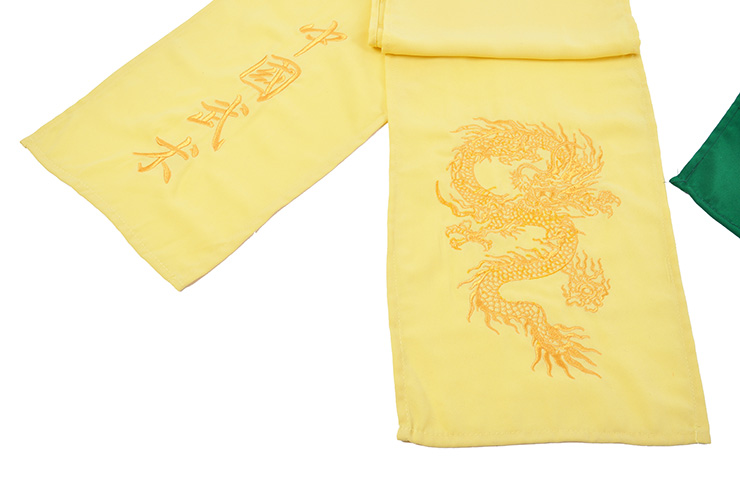 Kung-fu Wushu Belt, Classical - Embroidered Dragon | ShenLong®