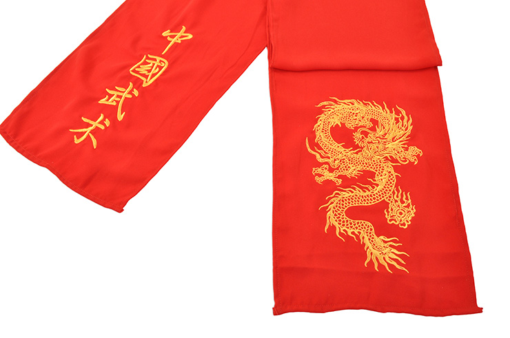 Kung-fu Wushu Belt, Classical - Embroidered Dragon | ShenLong®
