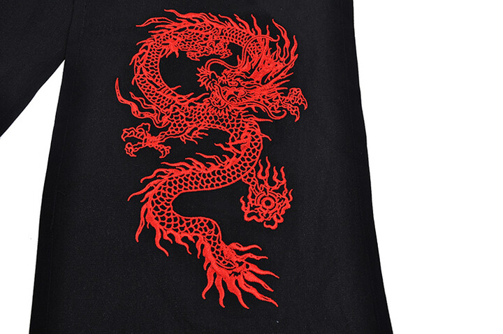 Kung-fu Wushu Belt,  Classical - Embroidered Dragon | ShenLong®