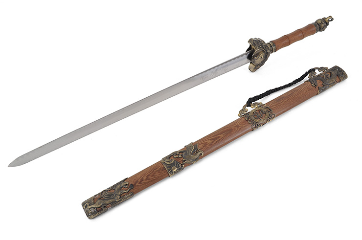 Épée Traditionnelle Wudang, 5 Animaux - Epaisse Rigide