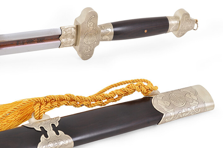 Espada Tai'e - Aço Damasco, Afiada, Shen Guang Long