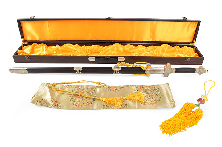 Espada Tai'e - Aço Damasco, Afiada, Shen Guang Long