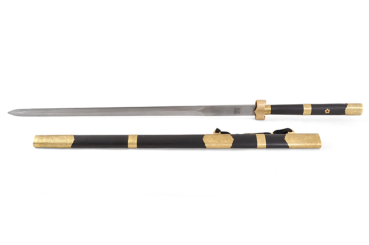 Épée Zhizun - Acier Damas, Rigide Aiguisé