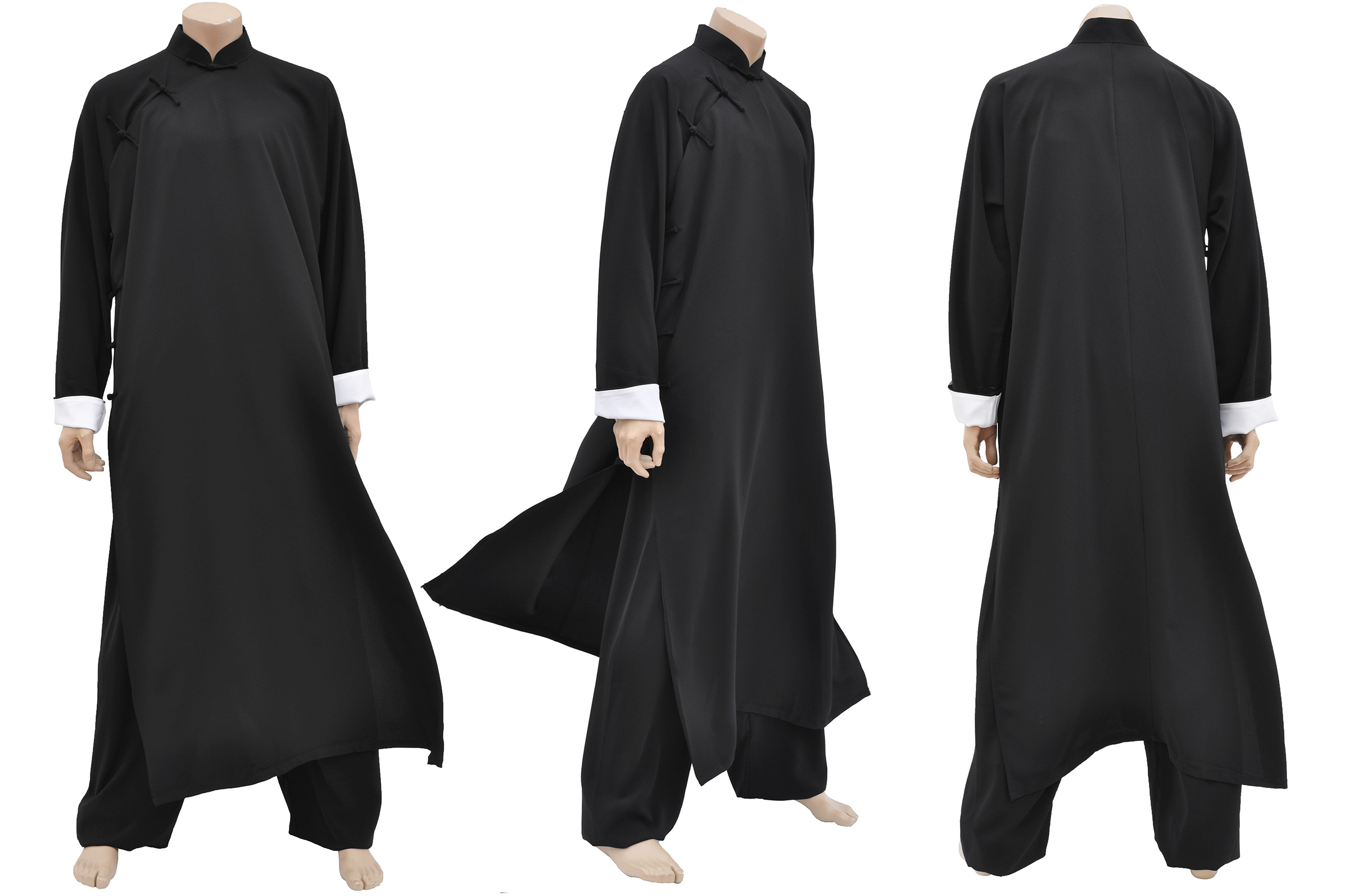 Shaolin Uniform, Black Cotton 