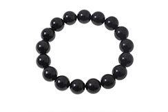 Bracelet, Obsidian - Stone 12 mm