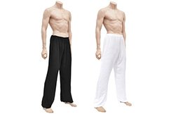 Calças Kung-fu, Tai Chi, Viscose + Algodão