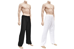 Pantalón de Kung Fu, Tai Chi, Viscosa + Algodón
