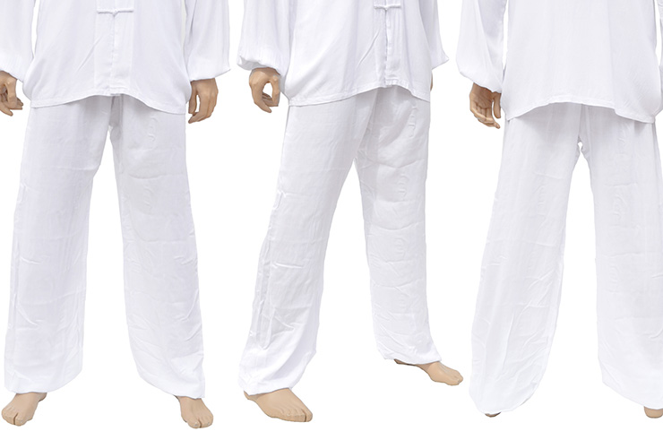 Pantalon Kung-fu, Tai Chi, Viscose+Coton