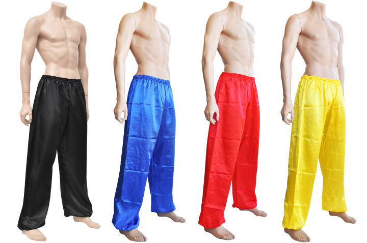 Calças Kung-fu, Tai Chi, Cetim