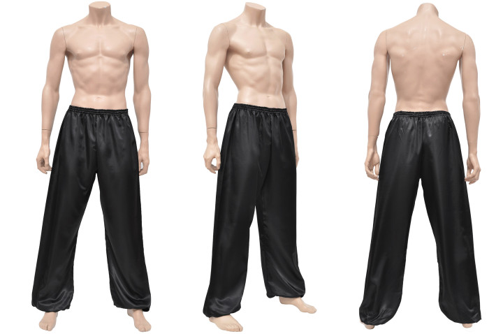 Calças Kung-fu, Tai Chi, Cetim
