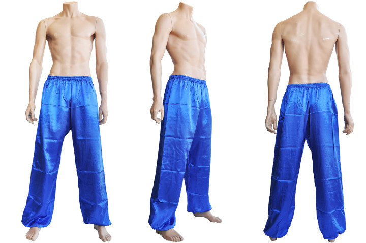 Calças Kung-fu, Tai Chi, Cetim