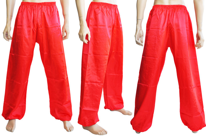 Calças Kung-fu, Tai Chi, Cetim