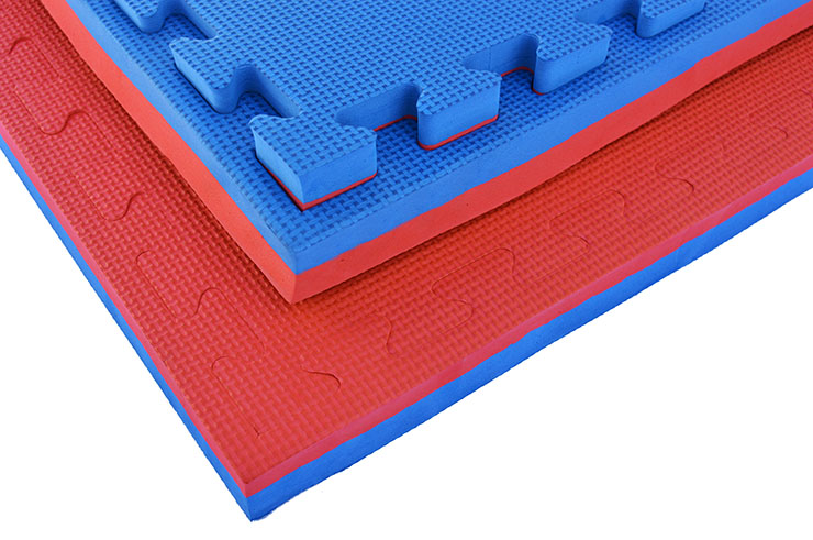 Puzzle Mat 4 cm, Blue/Red, T pattern (Multipurpose)