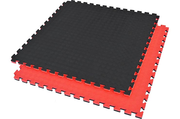 Puzzle Mat 2.5cm, Blue/Red, Rhombic pattern (Anti-slip)