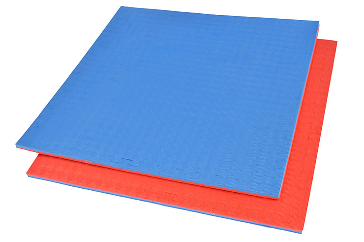 Tatami Rompecabeza 2,5 cm, Azul / Rojo, Rombo (Antiderrapante)