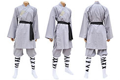 Tenue de Shaolin, Coton Gris