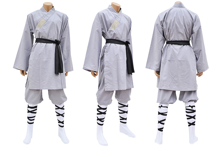 Traje de Shaolin, Algodón Gris