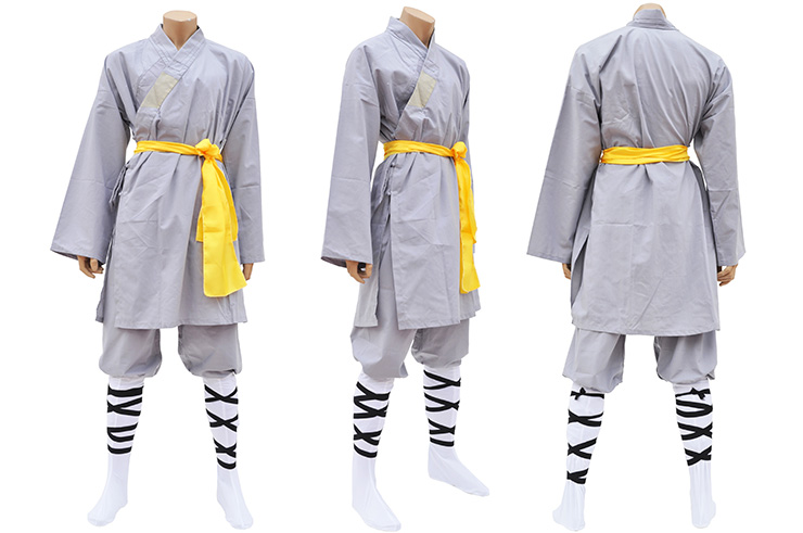 Traje de Shaolin, Algodón Gris