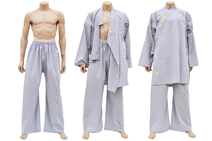 Traje de Shaolin, Algodón Gris