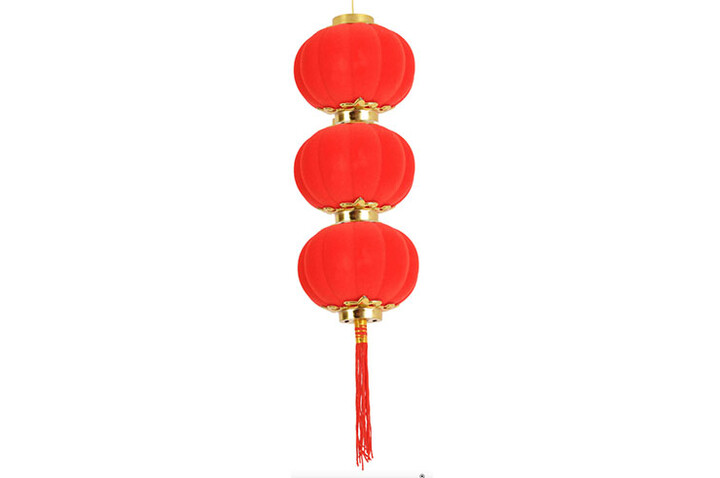 Trio de Lanternas Pequeno Mulheres chinesas Ø10 cm
